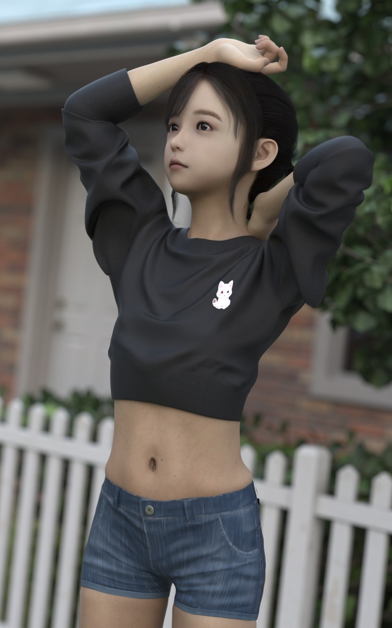 #DazStudio#3DCG#少女#オリジナル#Photoreal