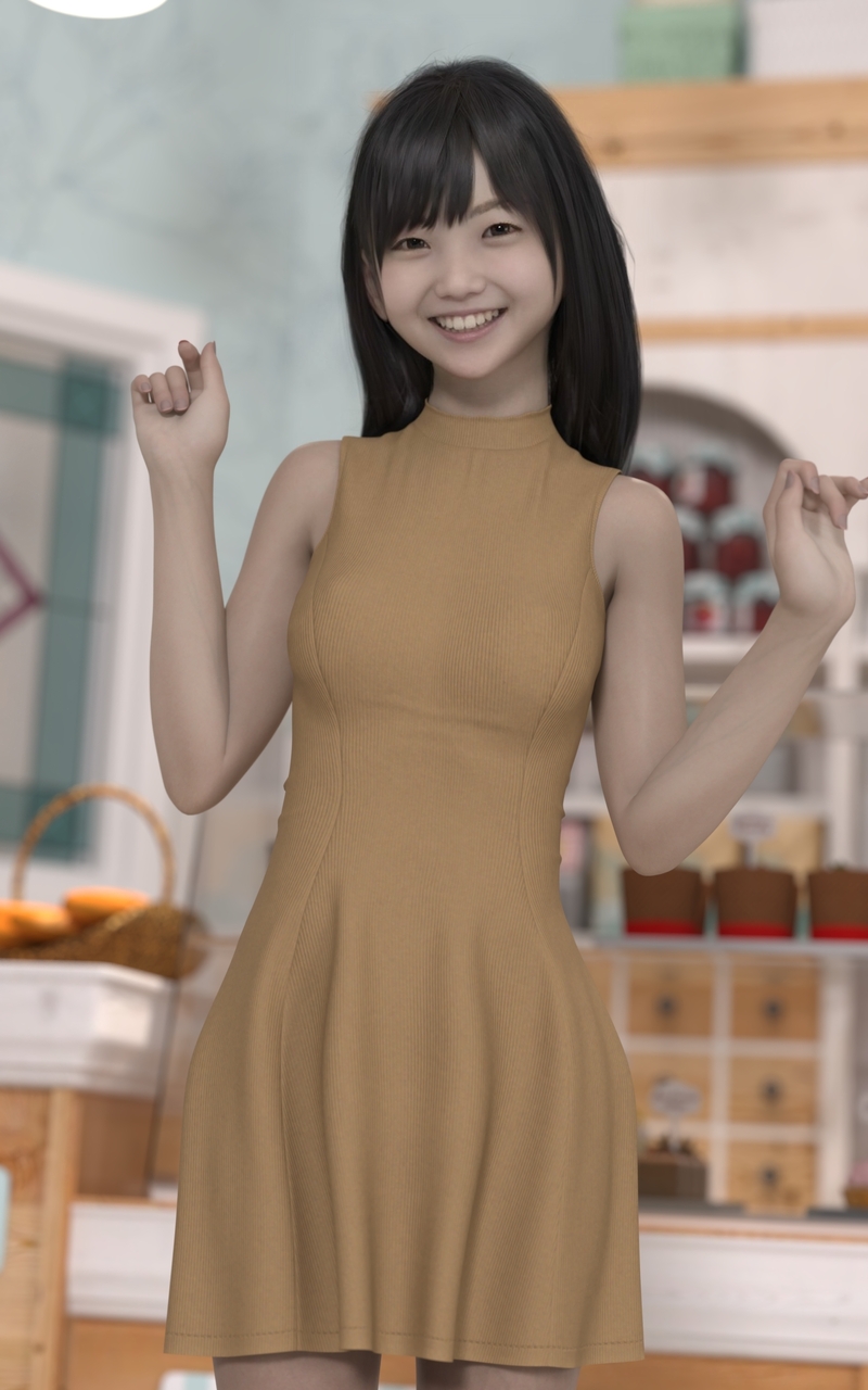 #DazStudio#3DCG#少女#オリジナル#Photoreal