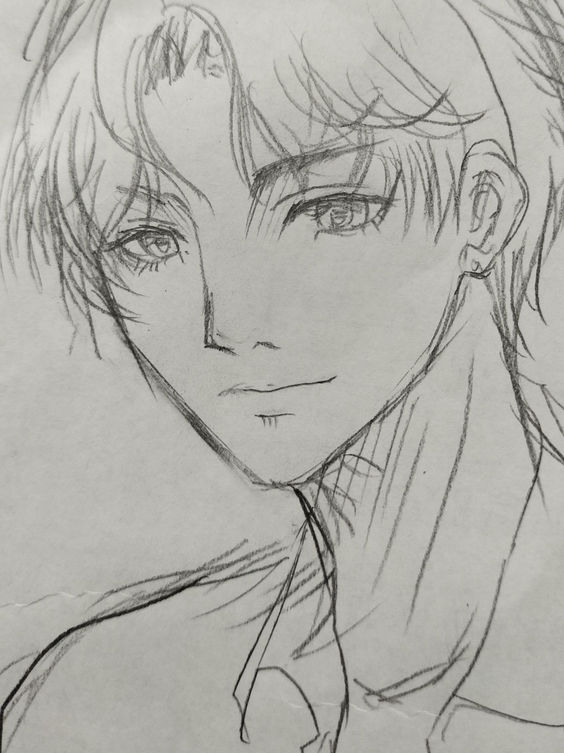 #恋と深空二次創作#恋と深空ホムラ#らくがき