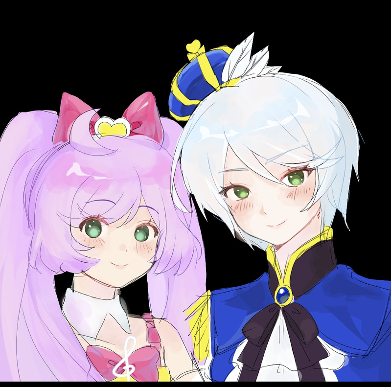 #真中らぁら#紫京院ひびき#プリパラ