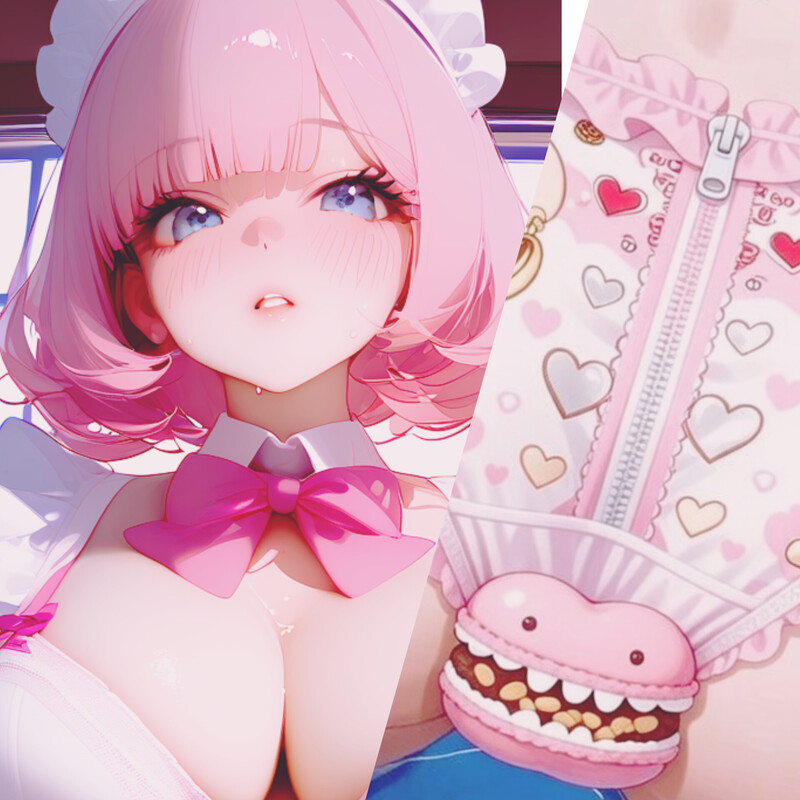 #毒柄メイドAIイラストグラビア